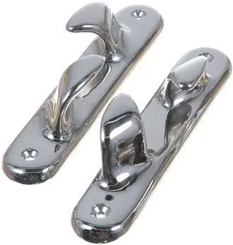 Gotthardt Lippklampen-Set – Edelstahl AISI 316, Backbord & Steuerbord