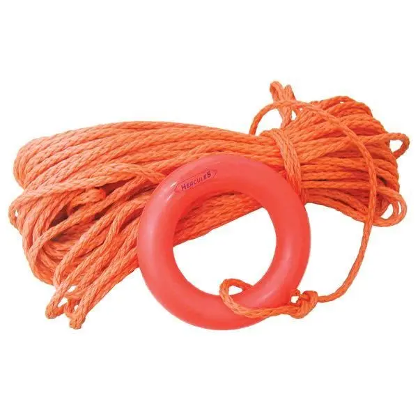 Gotthardt Rettungsleine mit Schwimmring – 30 m, Ring Ø 175 mm
