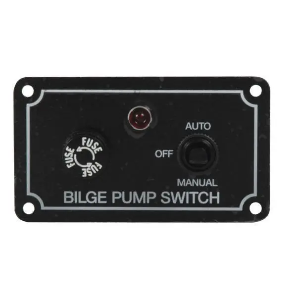 Gotthardt Schalttafel für Bilgepumpen – mit LED-Kontrollanzeige und Kippschalter