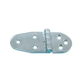 Gotthardt Scharnier aus Edelstahl A4 – hochglanzpoliert, 97,5 × 40 mm