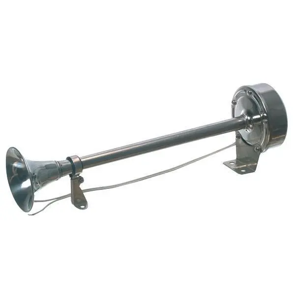 Gotthardt Trompetenhorn aus Edelstahl – 115 dB, 12 V