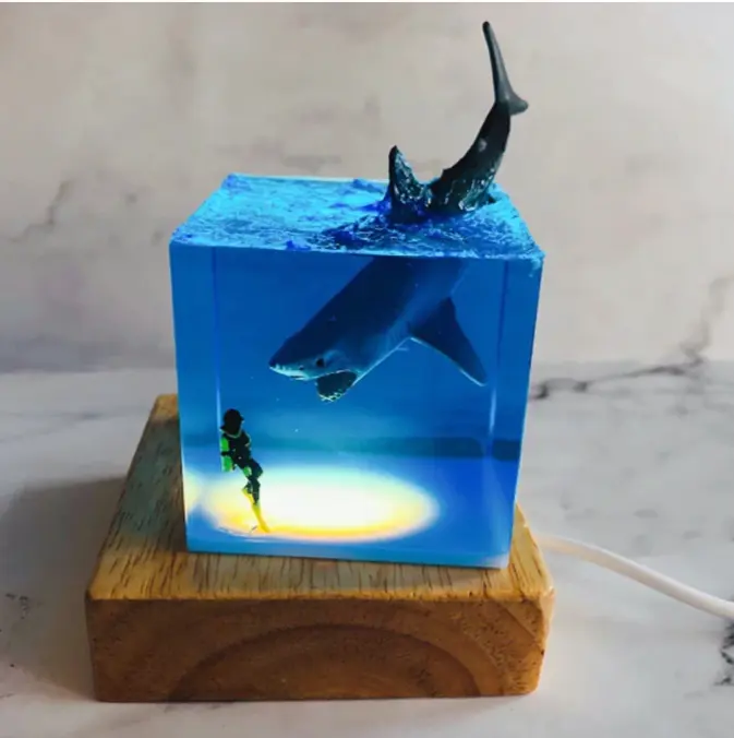 Great White Shark LED Lamp