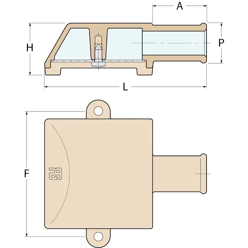 Guidi Bilgensieb mit Edelstahlfilter - P 20
