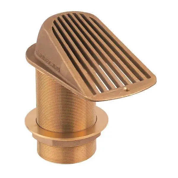 Guidi Borddurchlass mit Sieb – seewasserbeständige Bronze (Rotguss)