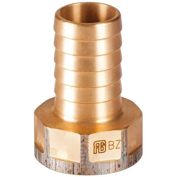 Guidi Schlauchanschlussstutzen mit Innengewinde – Rotguss-Bronze, seewasserbeständig