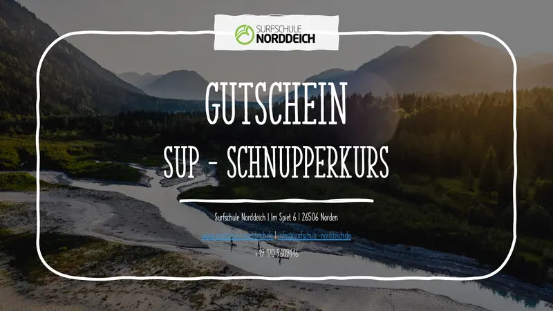 Gutschein - SUP Schnupperkurs