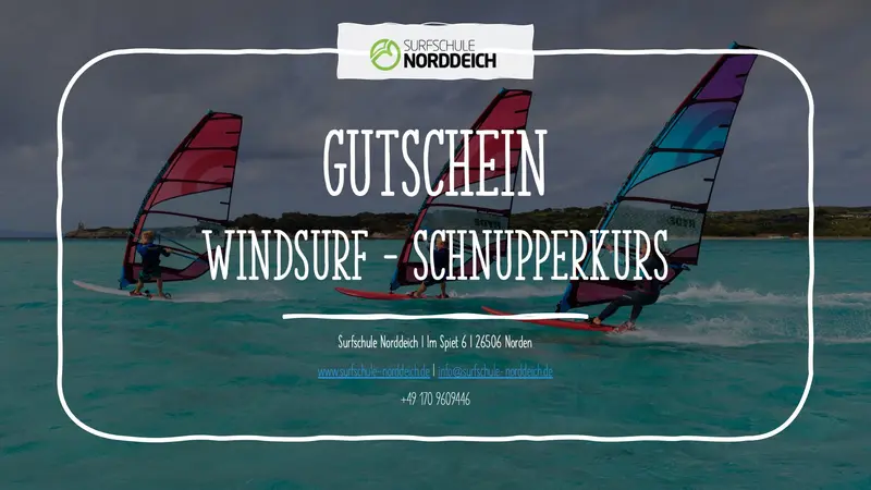Gutschein - Windsurf Schnupperkurs