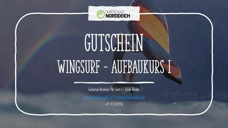 Gutschein - Wingsurf Aufbaukurs I