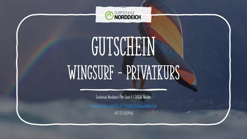 Gutschein - Wingsurf Privatkurs