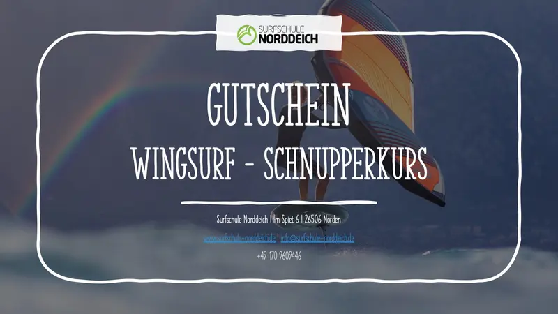 Gutschein - Wingsurf Schnupperkurs