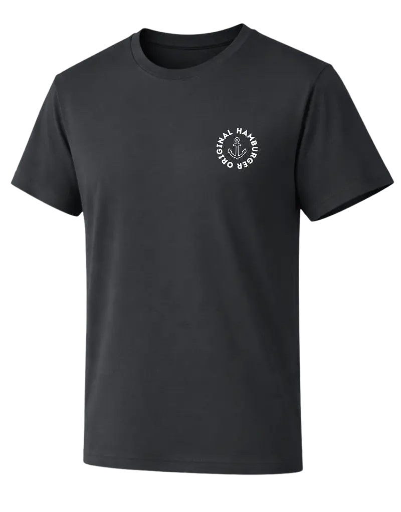 Hamburger Original Anker T-Shirt Print weiß linke Brust