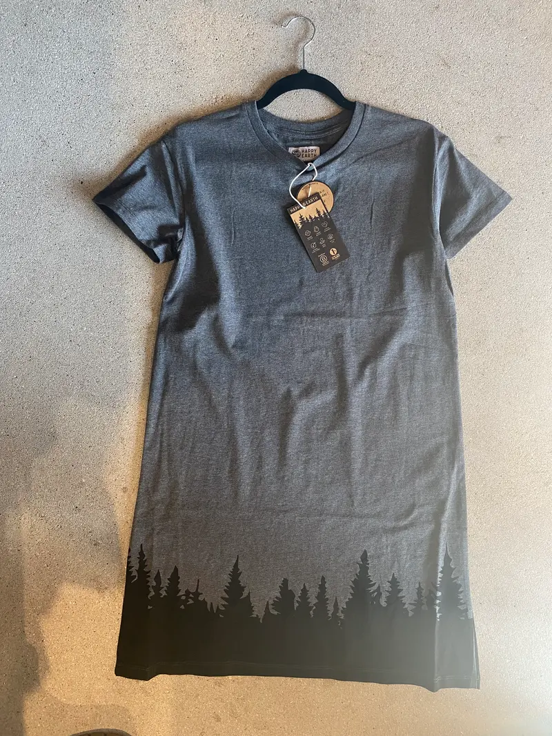 Happy Earth - Forest Flow Organic T-Shirt Dress