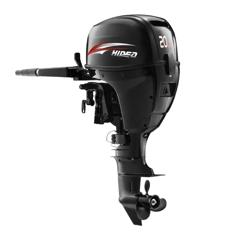 Hidea HDBF 20 HS / HL – 20 PS Außenbordmotor mit Pinne und Seilzugstart