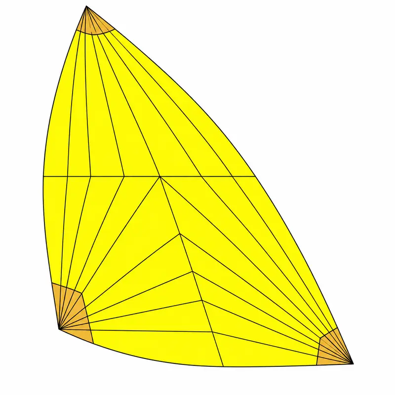 Hobie Pacific Gennaker 19 m² mit Bergepatches