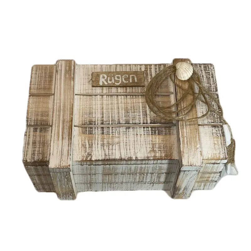 Holz Schatzkiste groß „Rügen"
