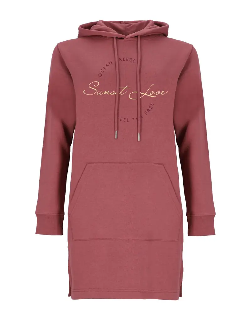 Hoodiekleid Damen Sunset Love