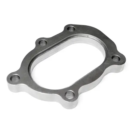 Hosenrohrflansch für Garrett GT/ GTX Turbos aus VA Stahl