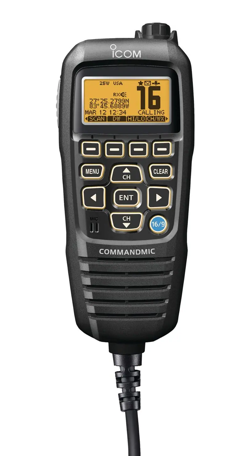 Icom HM-195B CommandMic – Fernbedienungsmikrofon für UKW-Seefunkgeräte