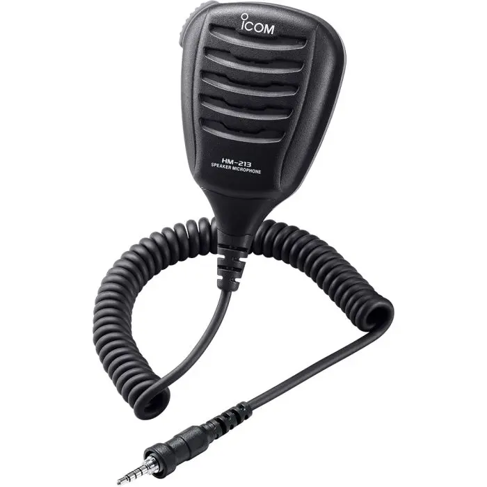 Icom HM-213 Lautsprechermikrofon – wasserdicht (IPX7) für IC-M25 & IC-M37