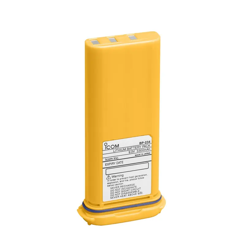 Icom Lithium-Primärbatterie für IC-GM1600E – nicht wiederaufladbar, 9 V / 3300 mAh