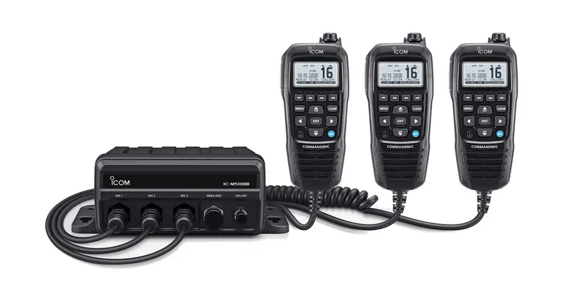 Icom M510BB Black-Box UKW-Seefunkgerät mit Bedienteil HM-195GB