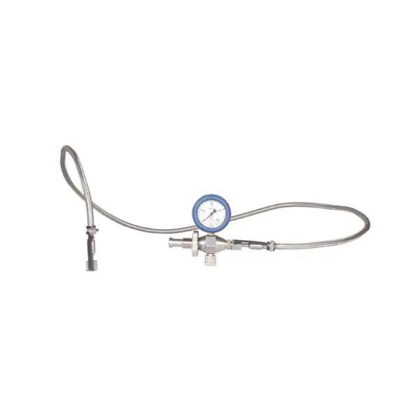 Intake / Extraction Hose 1.65 meters | with Analog Manometer and DIN G5/8″ Connection