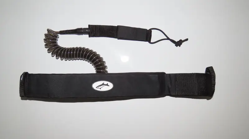 Jimmy Lewis Waist Leash 7' x 7mm coiled
