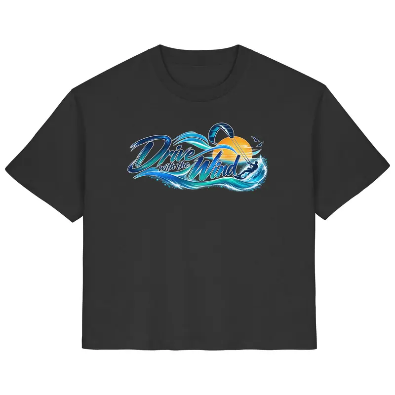 Kite-Drive With The Wind - Ladies Organic Shirt