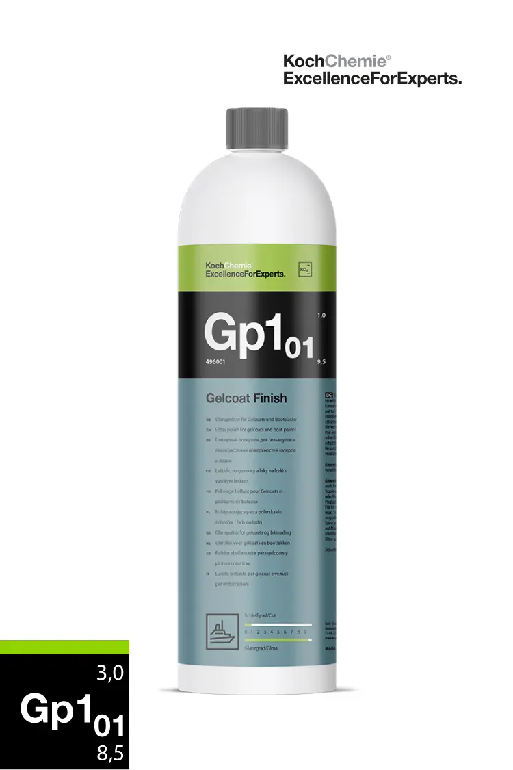 KochChemie® Gelcoat Finish 1L I Glanzpolitur für Gelcoats und Bootslacke (496001)