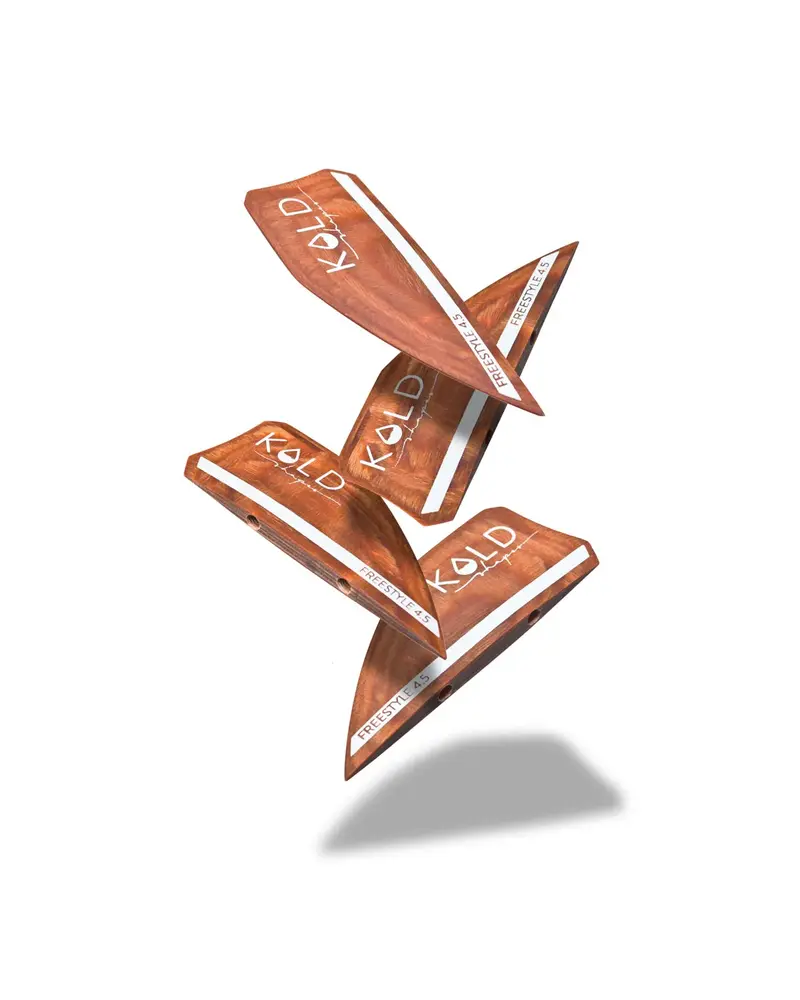 Kold Shapes FREESTYLE 4.5 Fins Real Wood
