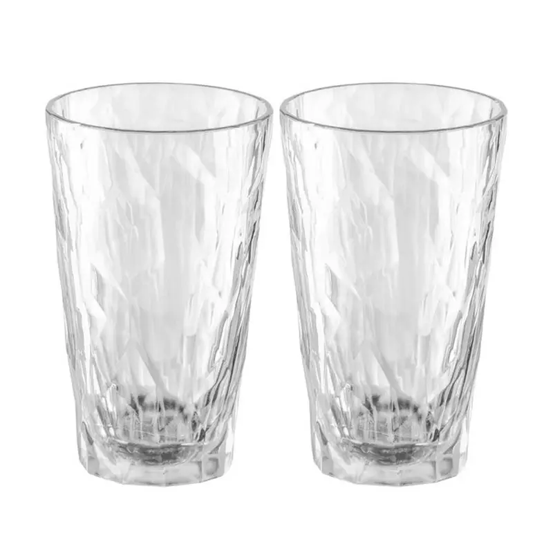Koziol Trinkglas CLUB No. 6 | 2er-Set, 300 ml