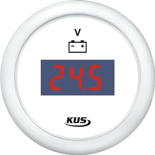 KUS Digitales Voltmeter 9–32 V – Bordspannungsanzeige für 12 V & 24 V