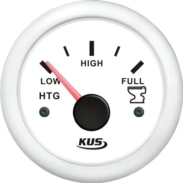 KUS Fäkaleintankanzeige – Rundinstrument 240–33 Ω, 12/24 V