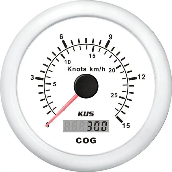 KUS GPS-Speedometer – Geschwindigkeit über Grund, analog/digital