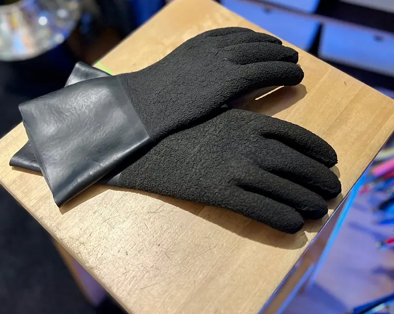 Latex Trockenhandschuhe passend für Ringsysteme -