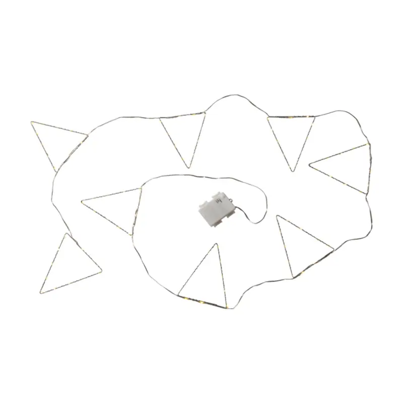 LED-Lichterkette Penny mit Metallwimpeln | 240 cm
