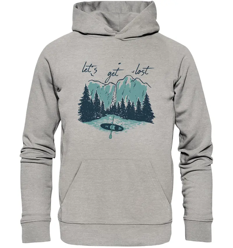 let´s get lost - Organic Hoodie