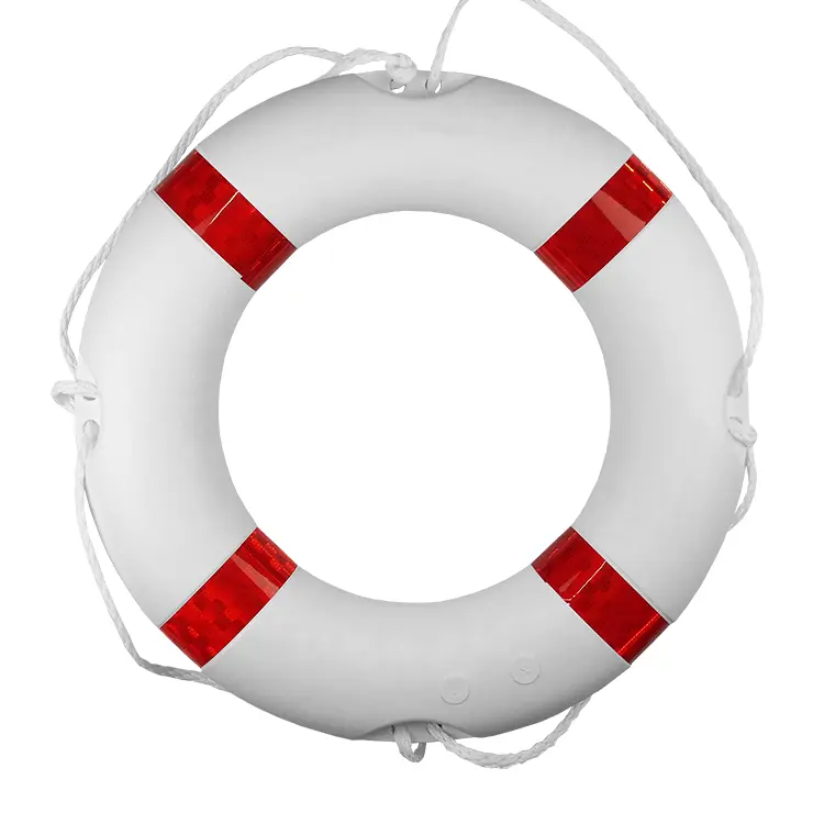 Lifebuoy with Red Stripes