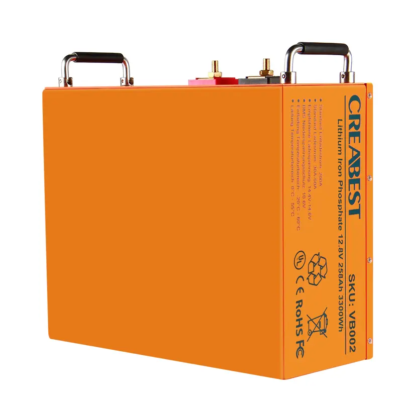 LiFePO4 258Ah 12.8V Deep Cycle Battery for RV Leisure Marine Boat Caravan Camping