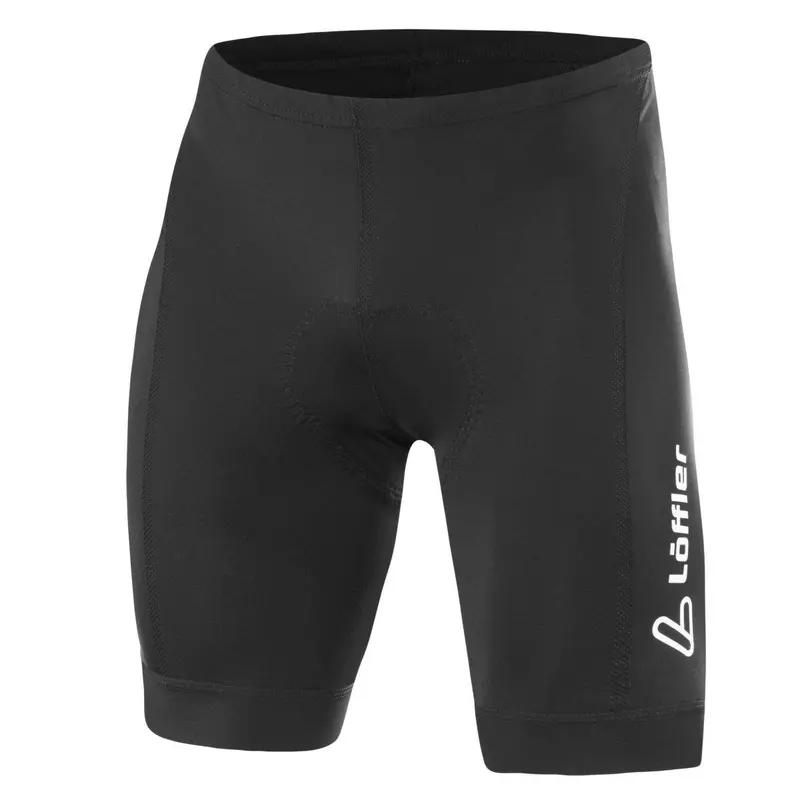 Löffler M Bike Tights Hotbond Radhose kurz schwarz