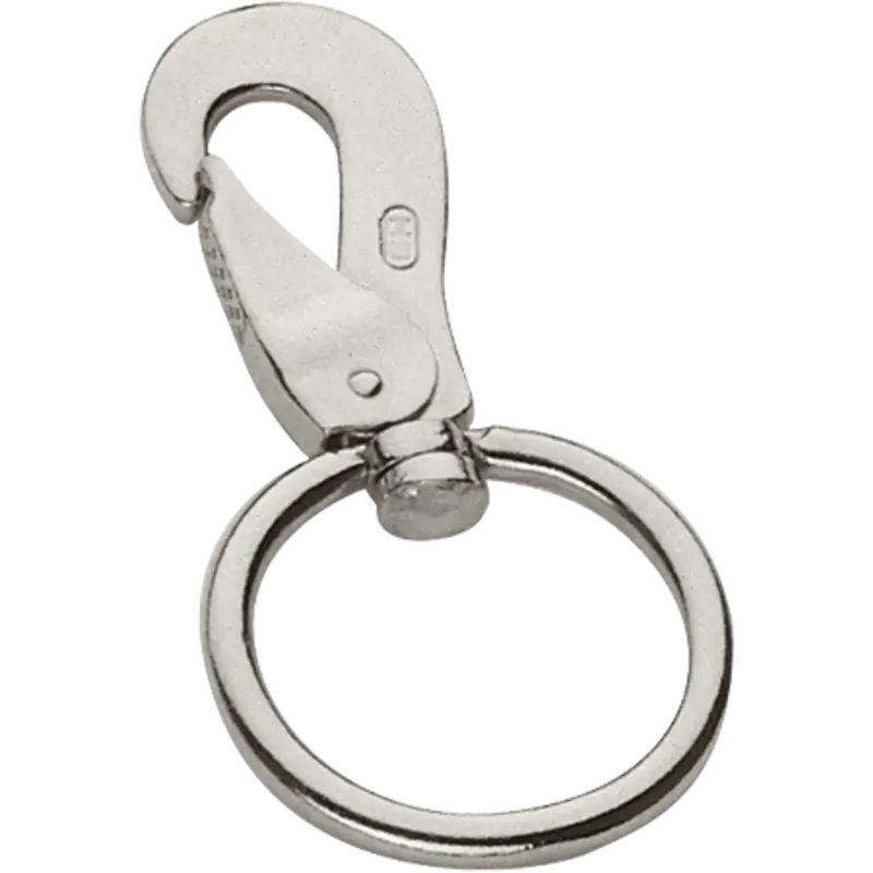 Longierhaken - Stahl vernickelt, Länge 101 mm, lichte Weite 45 mm