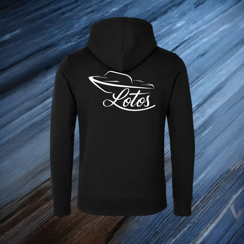 Lotos Sportboot Premium Hoodie Sweat Jacke Black Herren