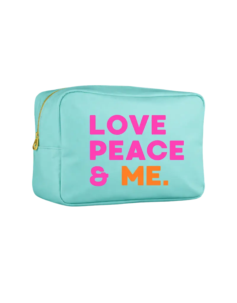 Love Peace & Me Kosmetiktasche groß