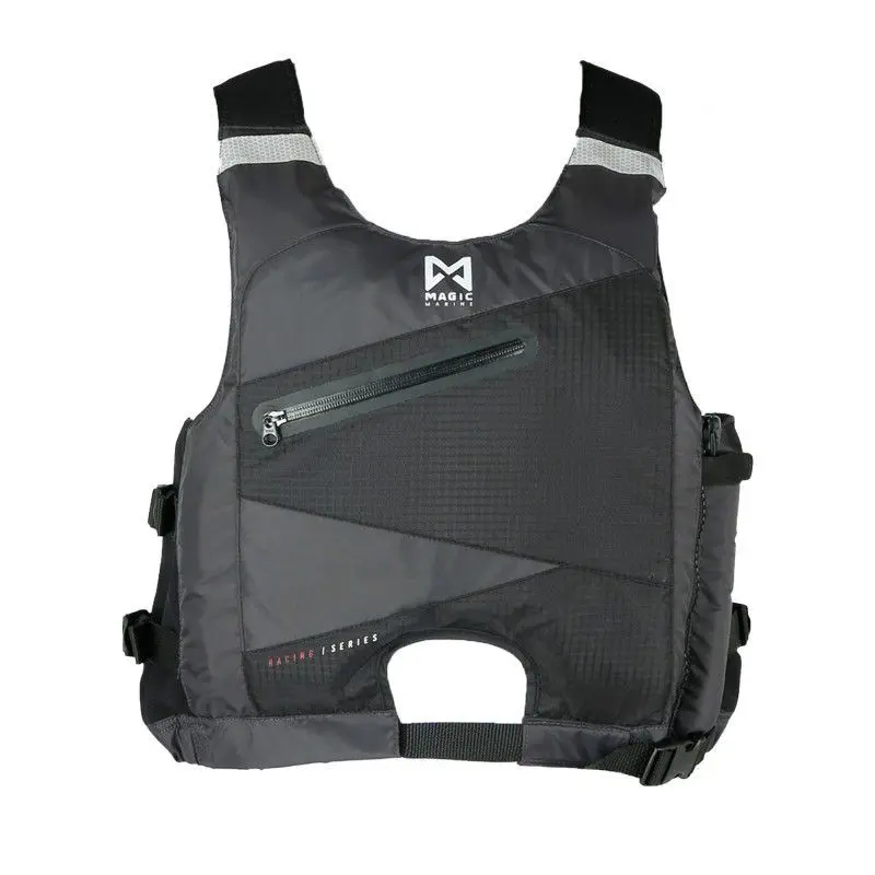 Magic Marine Regatta-Schwimmweste Racing Sidezip – schwarz