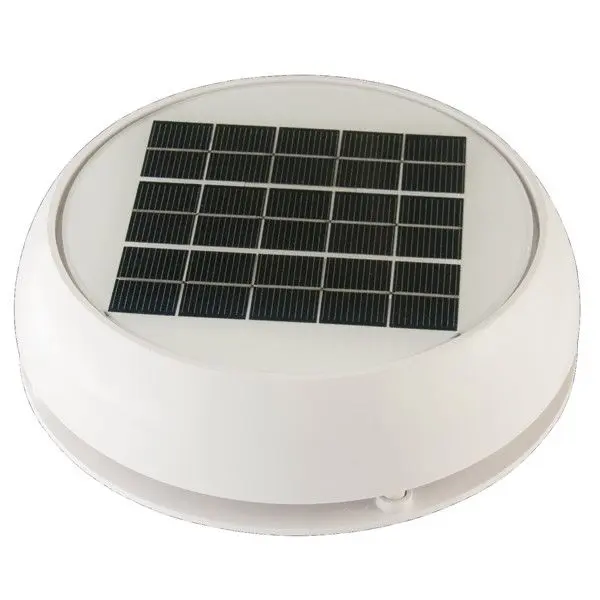 Marinco Solarlüfter mit Akku und LED-Licht – autarker Bordlüfter aus Kunststoff