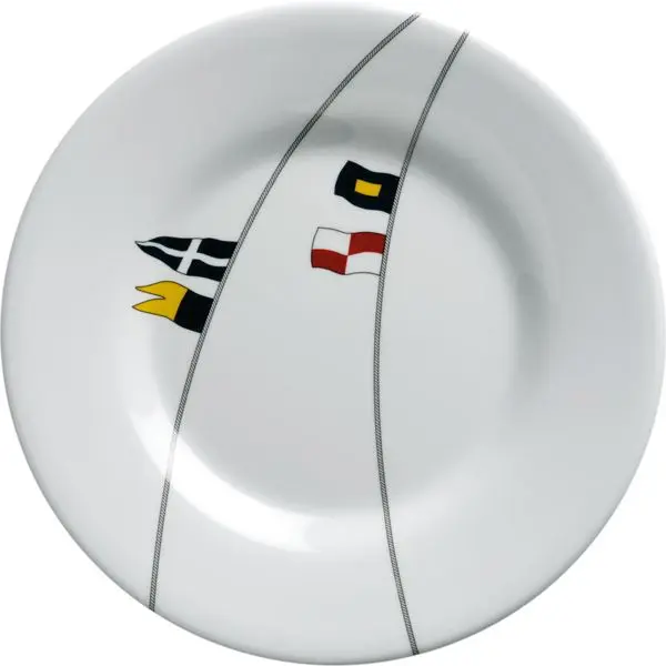 Marine Business Regata Frühstücksteller – bruchfestes 6er-Set, Ø 20 cm