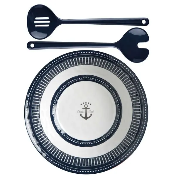 Marine Business Sailor Soul Salatschüssel – bruchfestes Bordgeschirr, Ø 27 cm