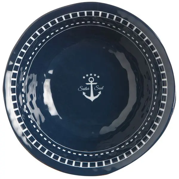 Marine Business Sailor Soul Schüssel – bruchfestes Bordgeschirr, 6er-Set