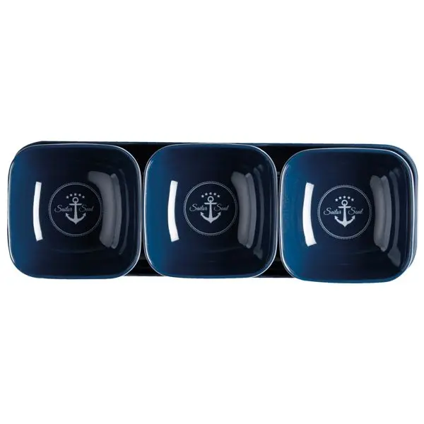 Marine Business Sailor Soul Snackschalen-Set – stilvolles Bordgeschirr