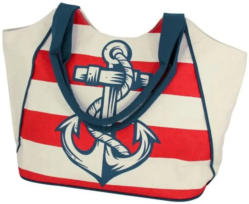Maritime Freizeit, Shoppingtasche- Anker